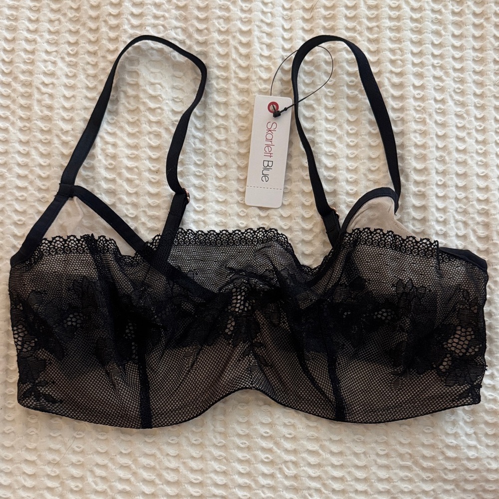 Skarlett Blue Black Lace Bra